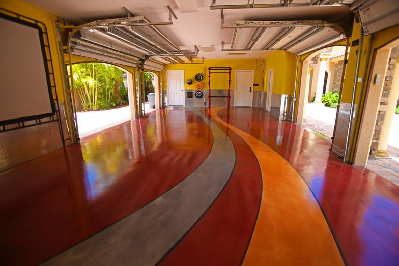 epoxy garage floor example