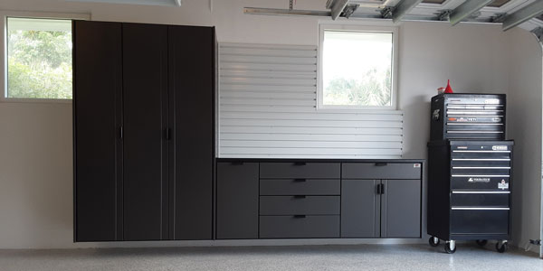 epoxy garage and storage cabinets example