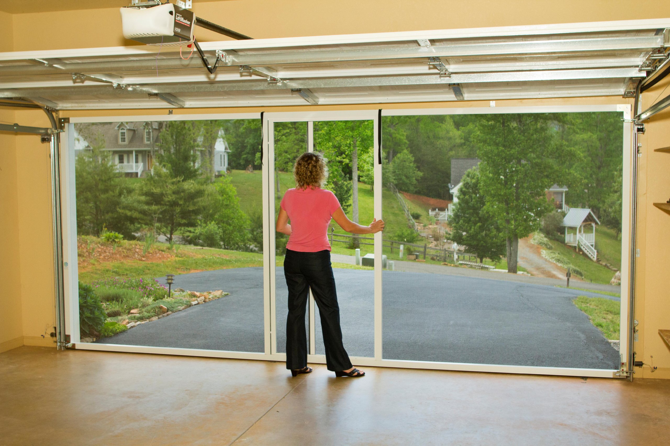 Garage Door Screen System